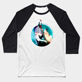 Glow in Flight, Creative Light Baseball T-Shirt